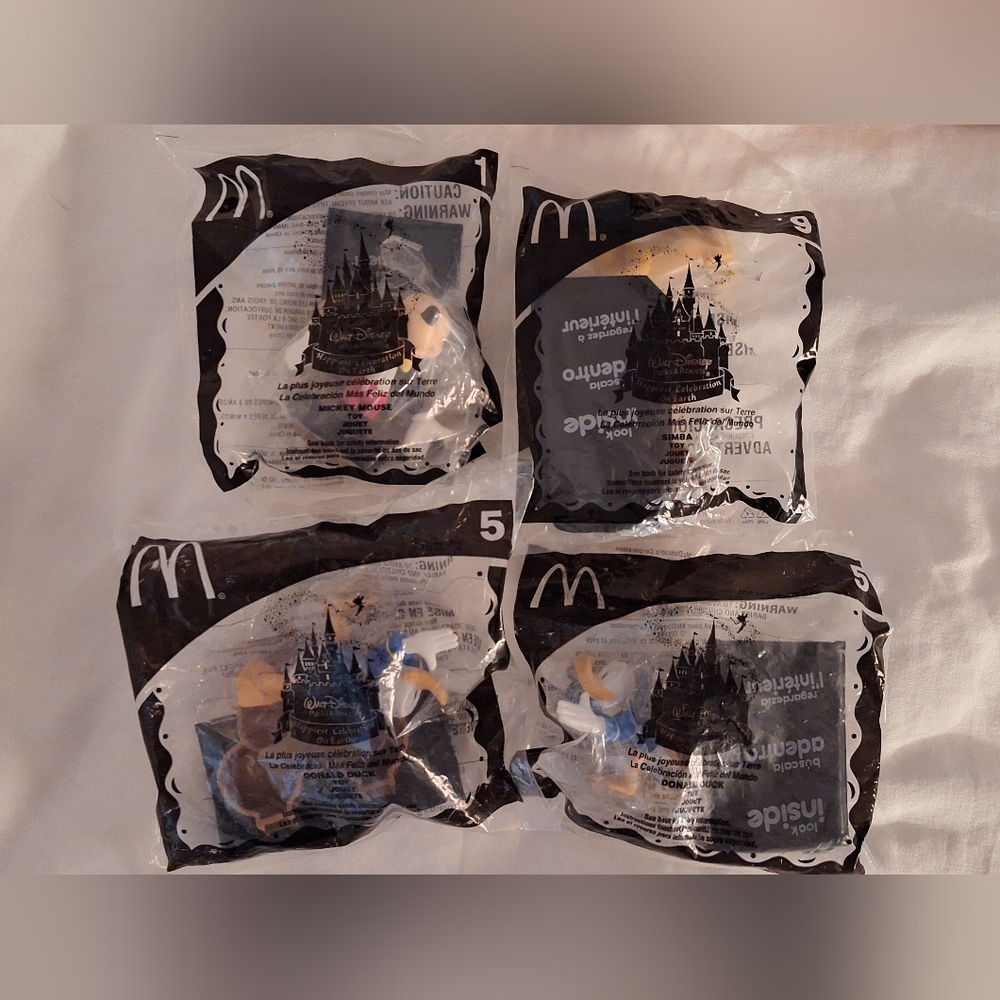 Mc Donalds Disney Happy Meal Toys Mc Donalds Disney